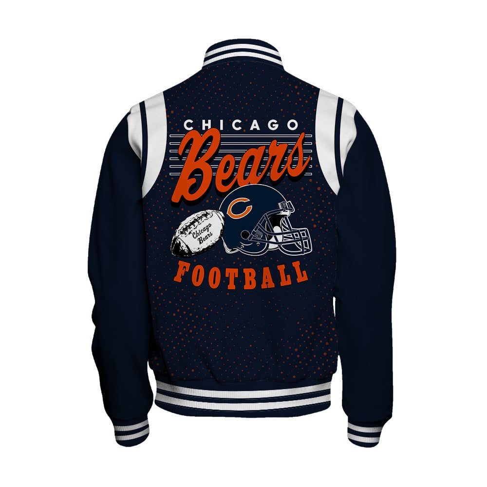 Chicago Bears National Football League Make Your Mark Unisex Varsity Jacket