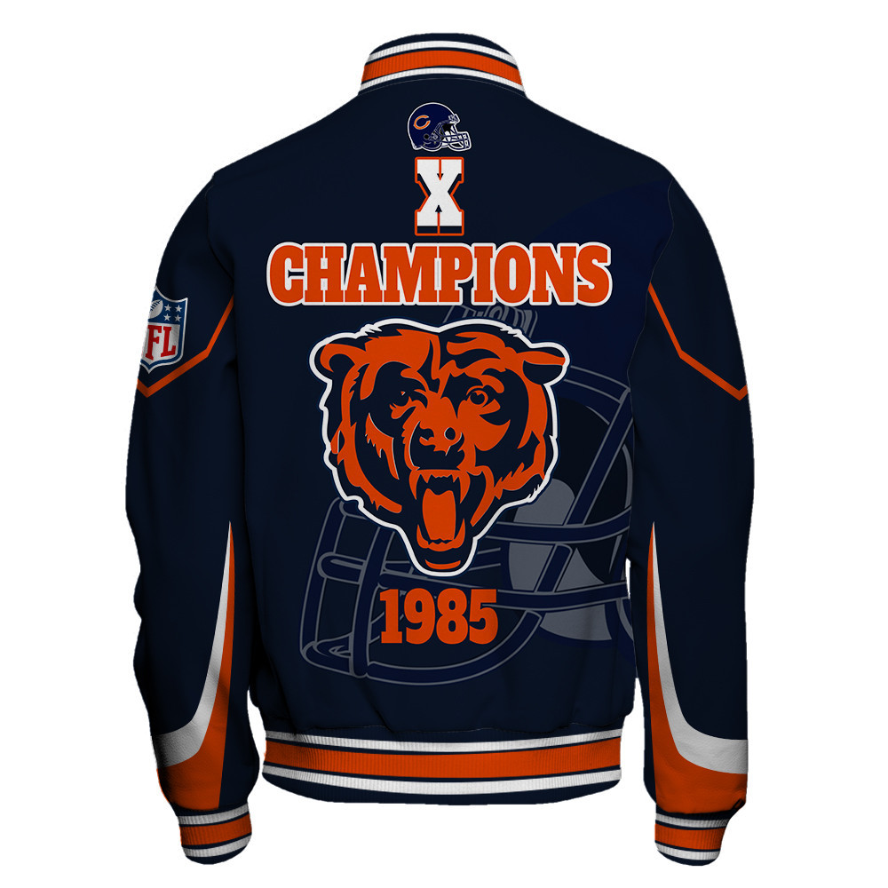Chicago Bears X Super Bowl Champions Varsity Jacket