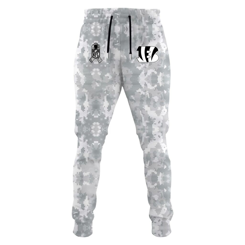 Cincinnati Bengals Arctic Camo Salute to Service Club Hoodie Edition