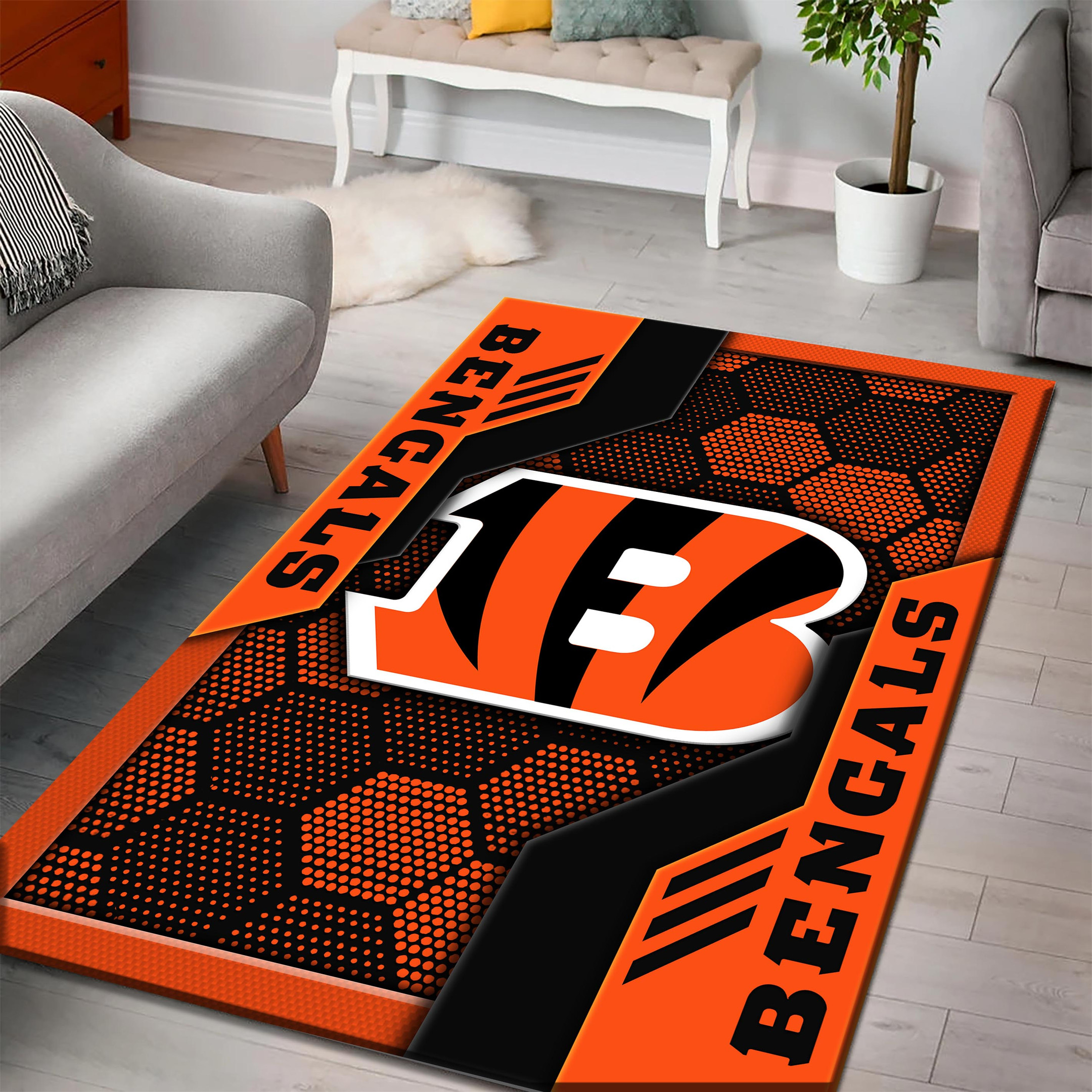 Cincinnati Bengals Area Rugs 3086