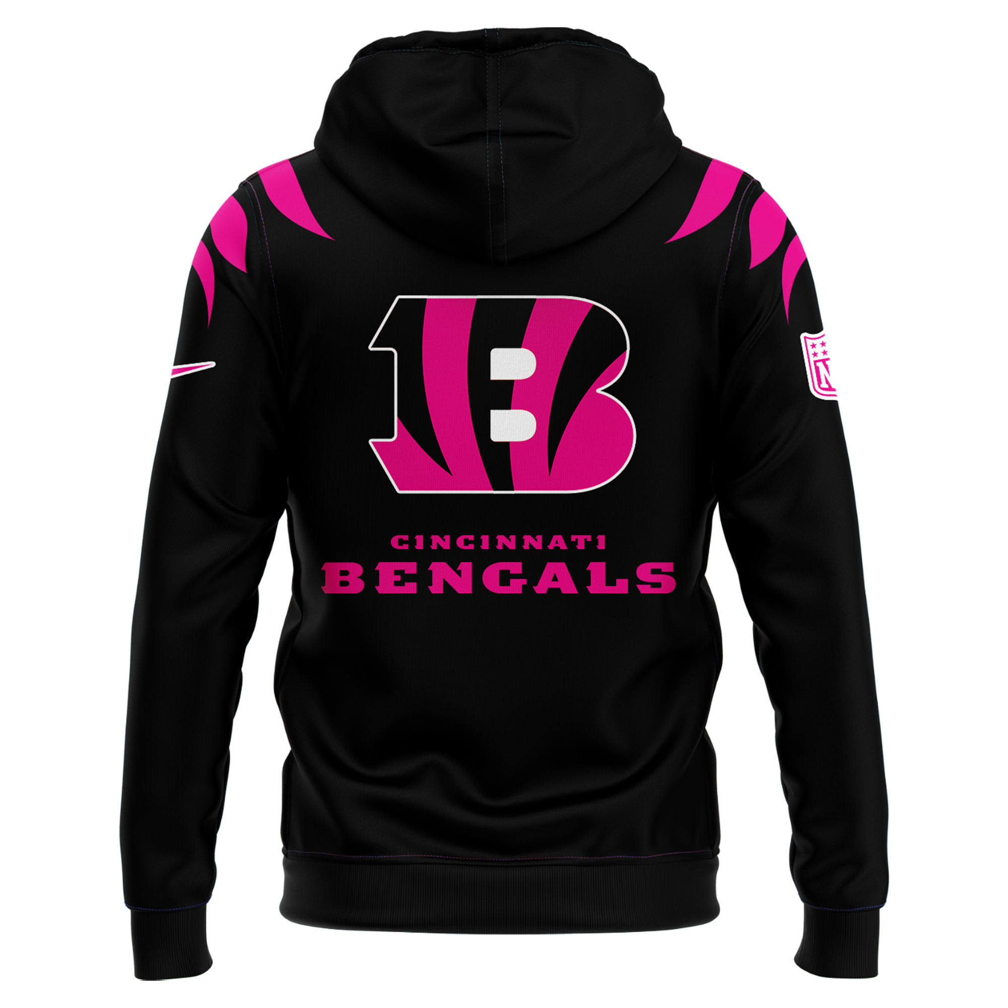 Cincinnati Bengals Breast Cancer Hoodie 2024
