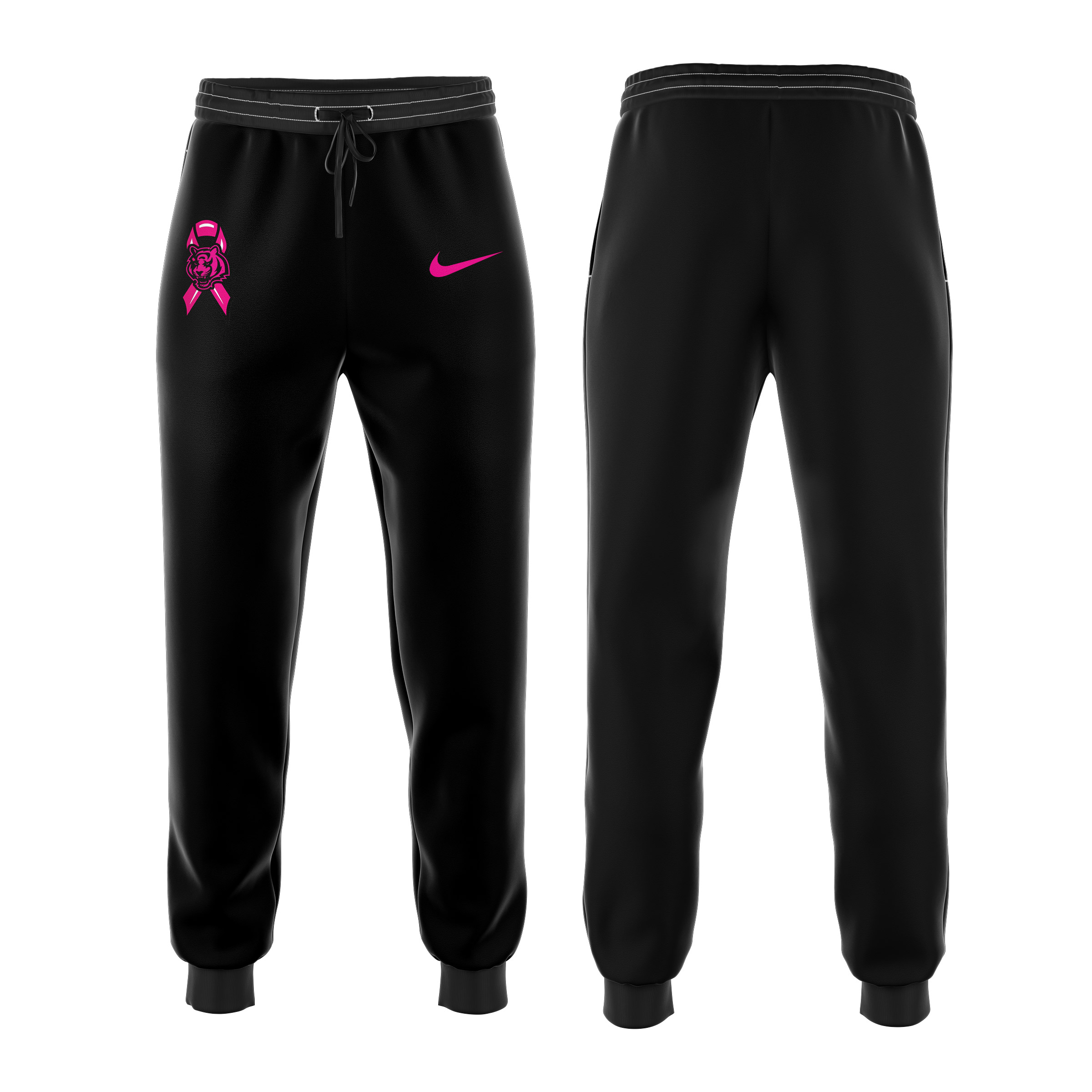 Cincinnati Bengals Breast Cancer Hoodie 2024