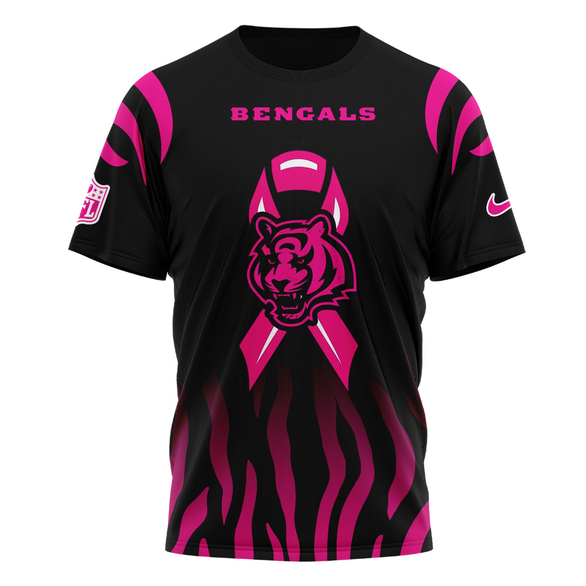 Cincinnati Bengals Breast Cancer Shirt 2024