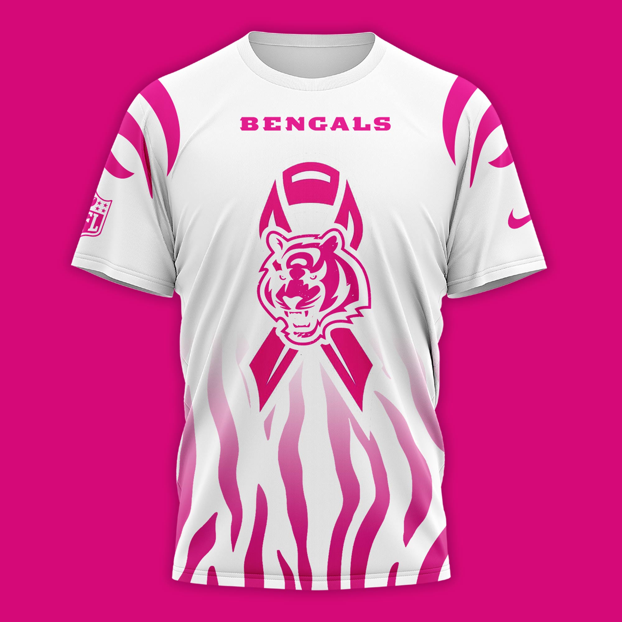 Cincinnati Bengals Breast Cancer Shirt 2024