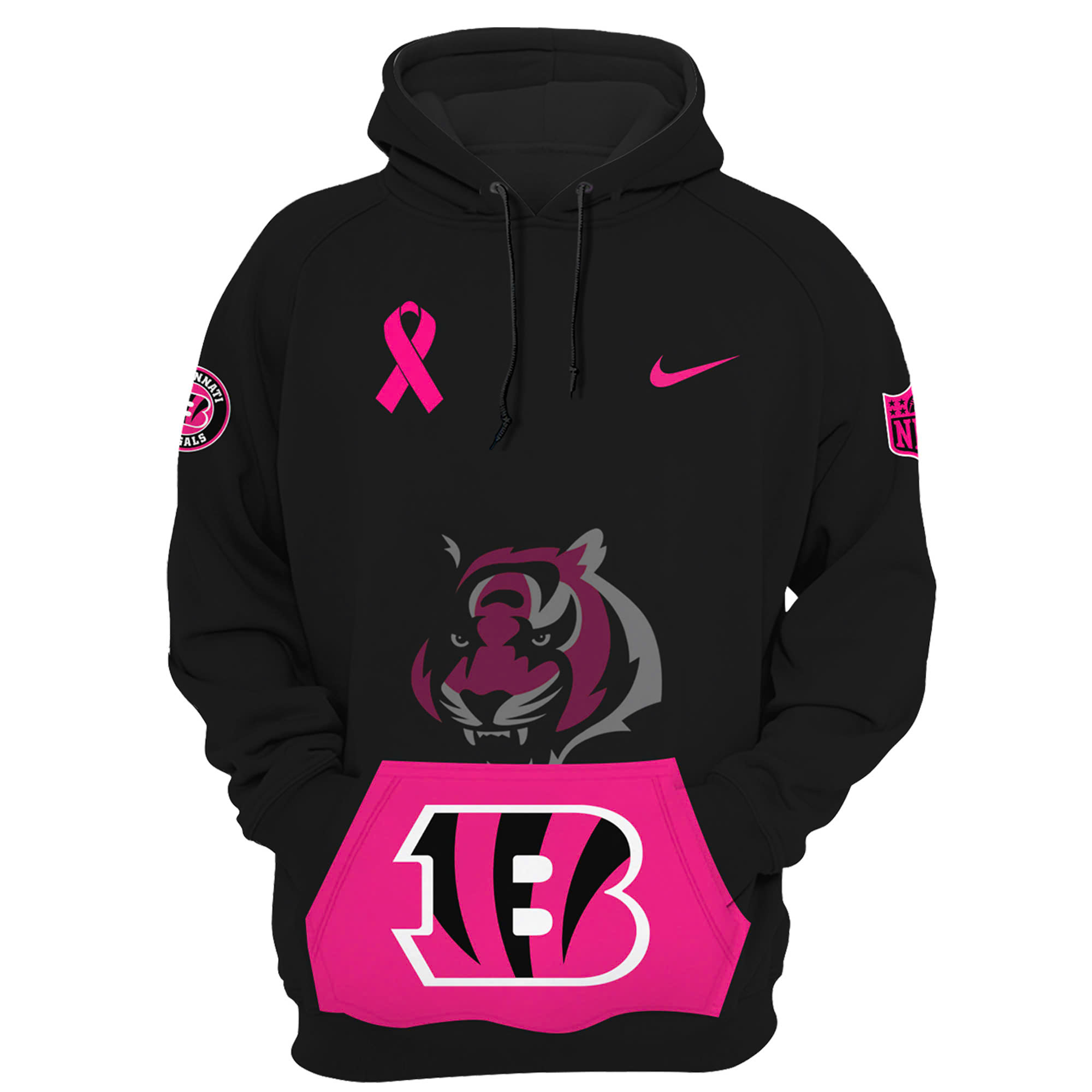 Cincinnati Bengals Crucial Catch Club Pullover Hoodie V2