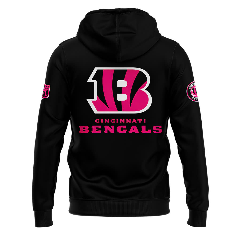 Cincinnati Bengals Crucial Catch Club Pullover Hoodie V2