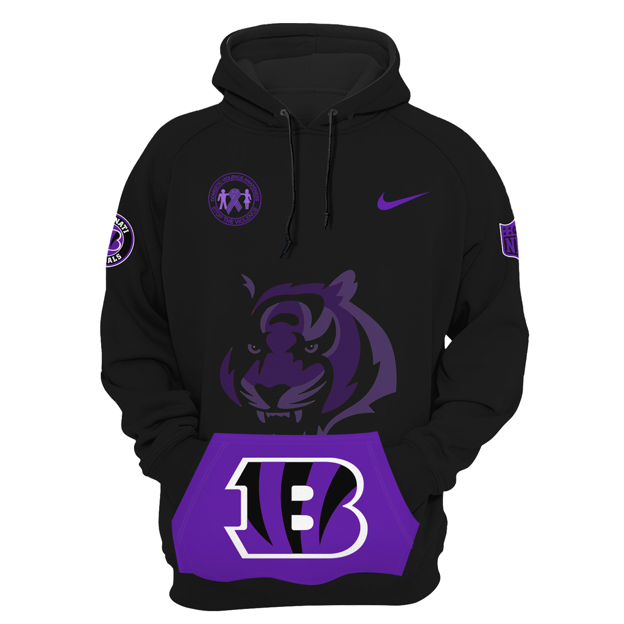 Cincinnati Bengals Domestic Violence Awareness Month Hoodie