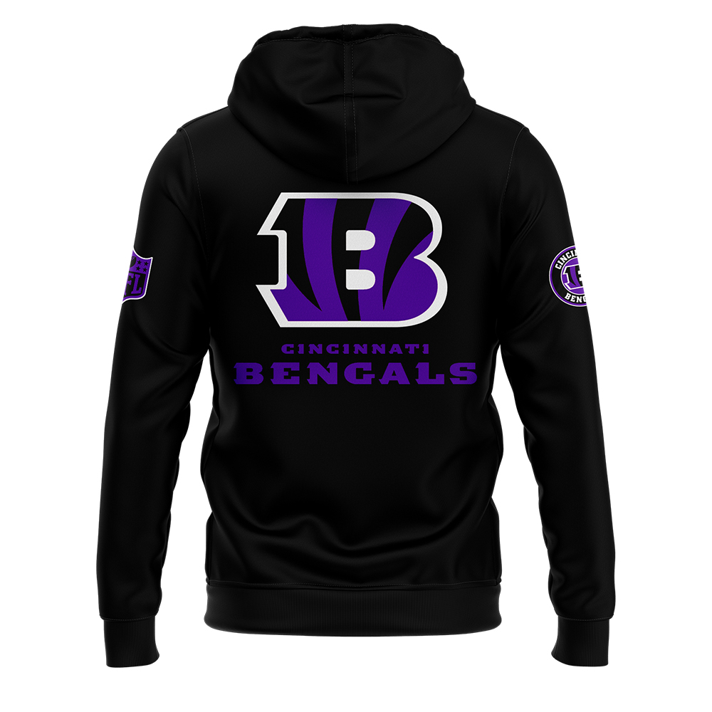 Cincinnati Bengals Domestic Violence Awareness Month Hoodie
