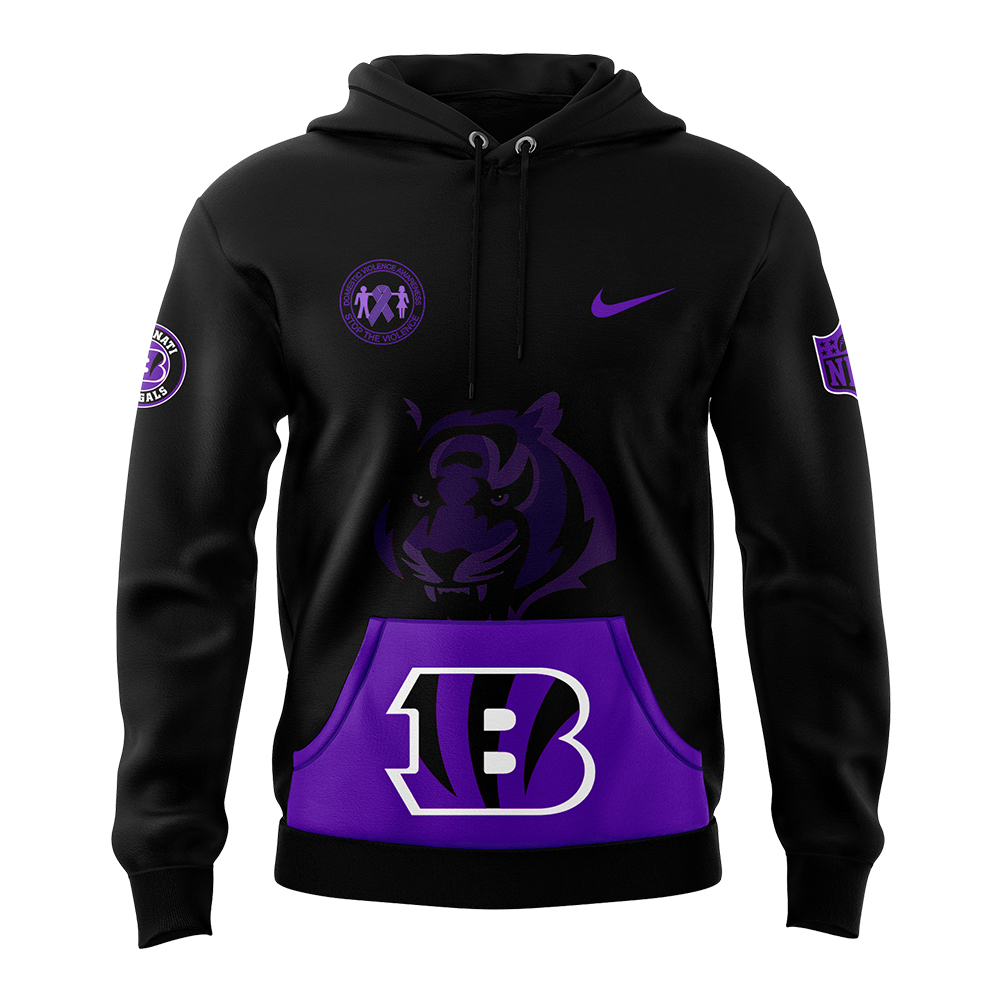 Cincinnati Bengals Domestic Violence Awareness Month Hoodie