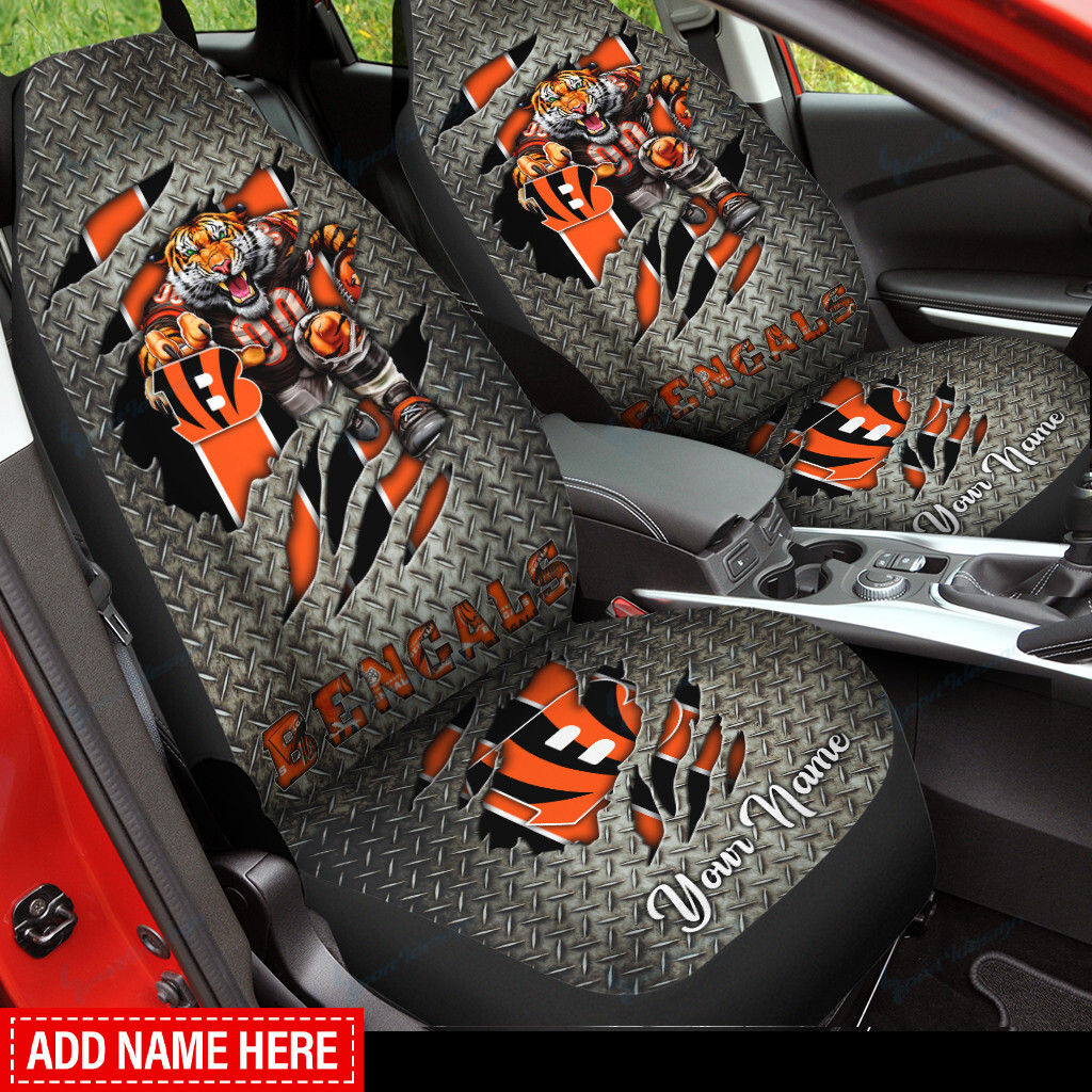 Cincinnati Bengals Personalized Car Seat Covers BG295