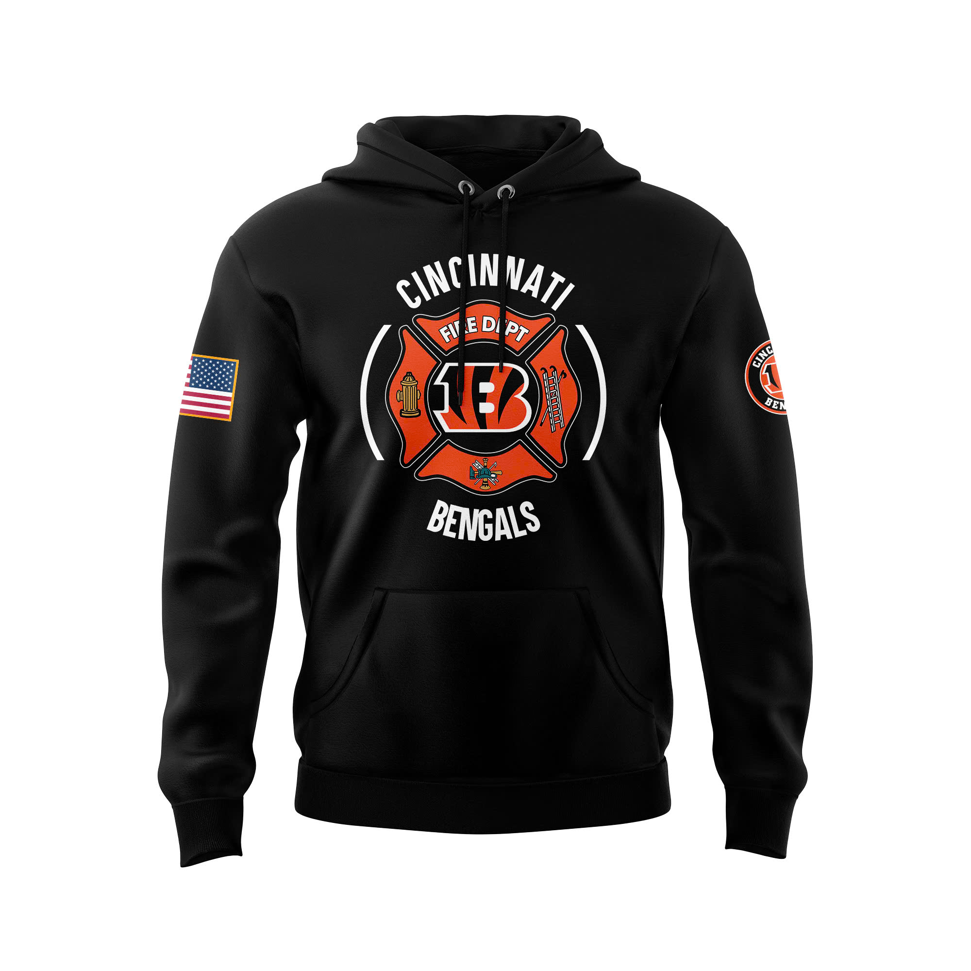 Cincinnati Bengals x Firefighter Appreciation Night Premium Pullover Hoodie