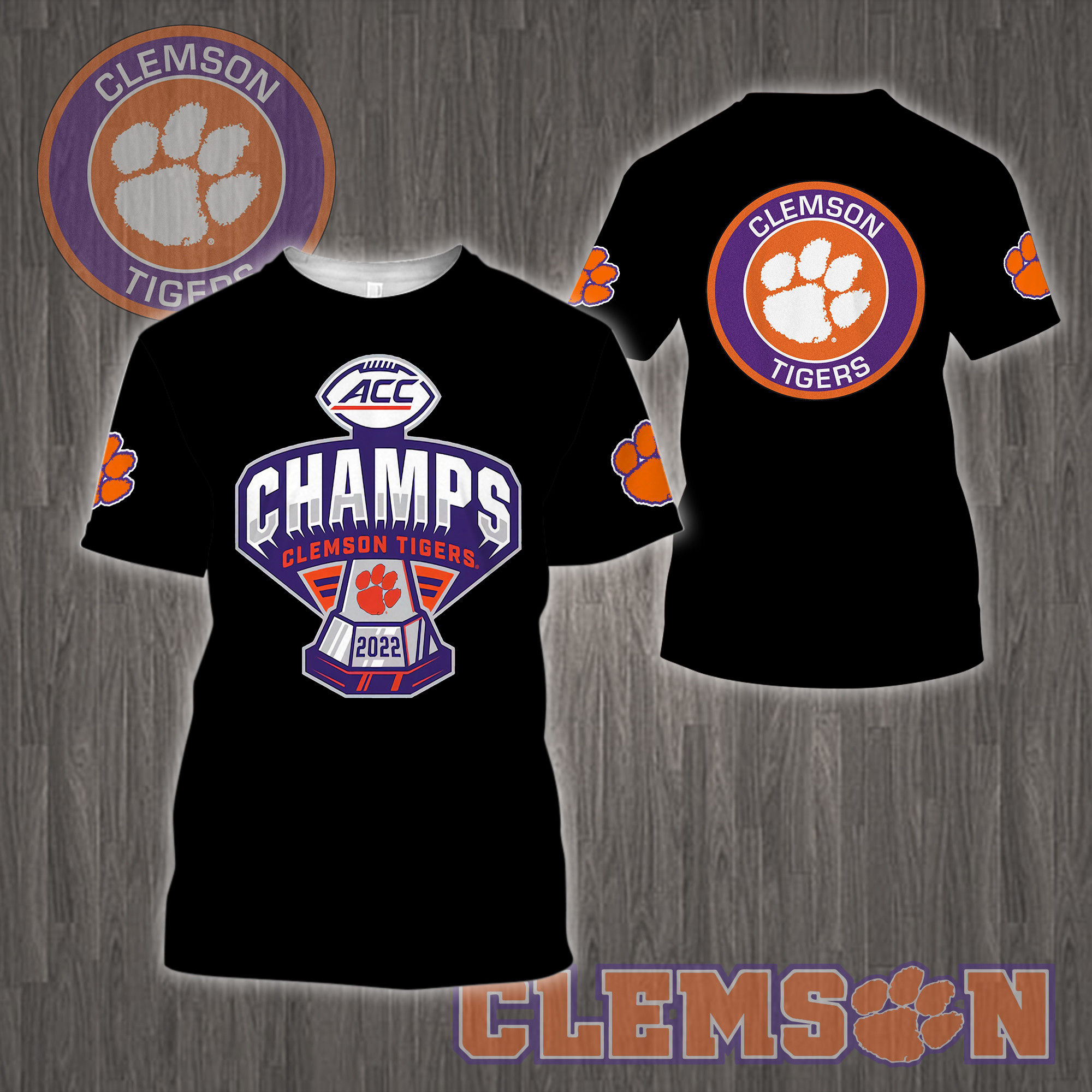 Clemson Tigers ACC Champions Shirt Ver 2