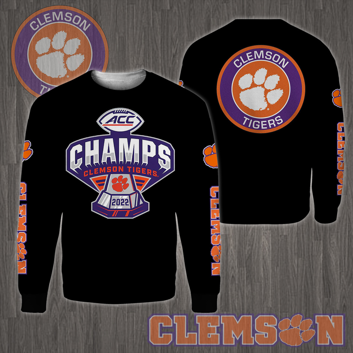 Clemson Tigers ACC Champions Shirt Ver 2