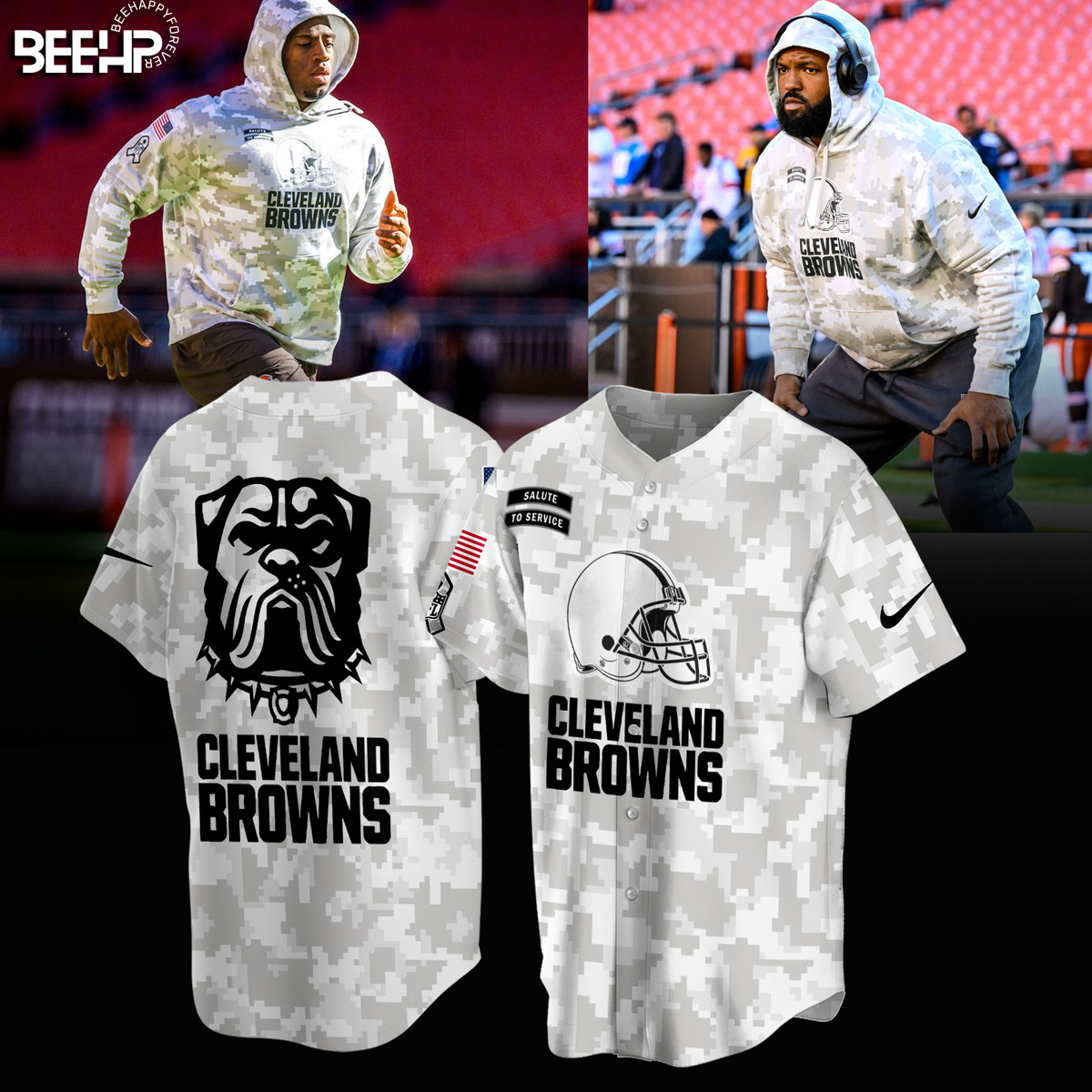 Cleveland Browns Camo Salute to Service Combo