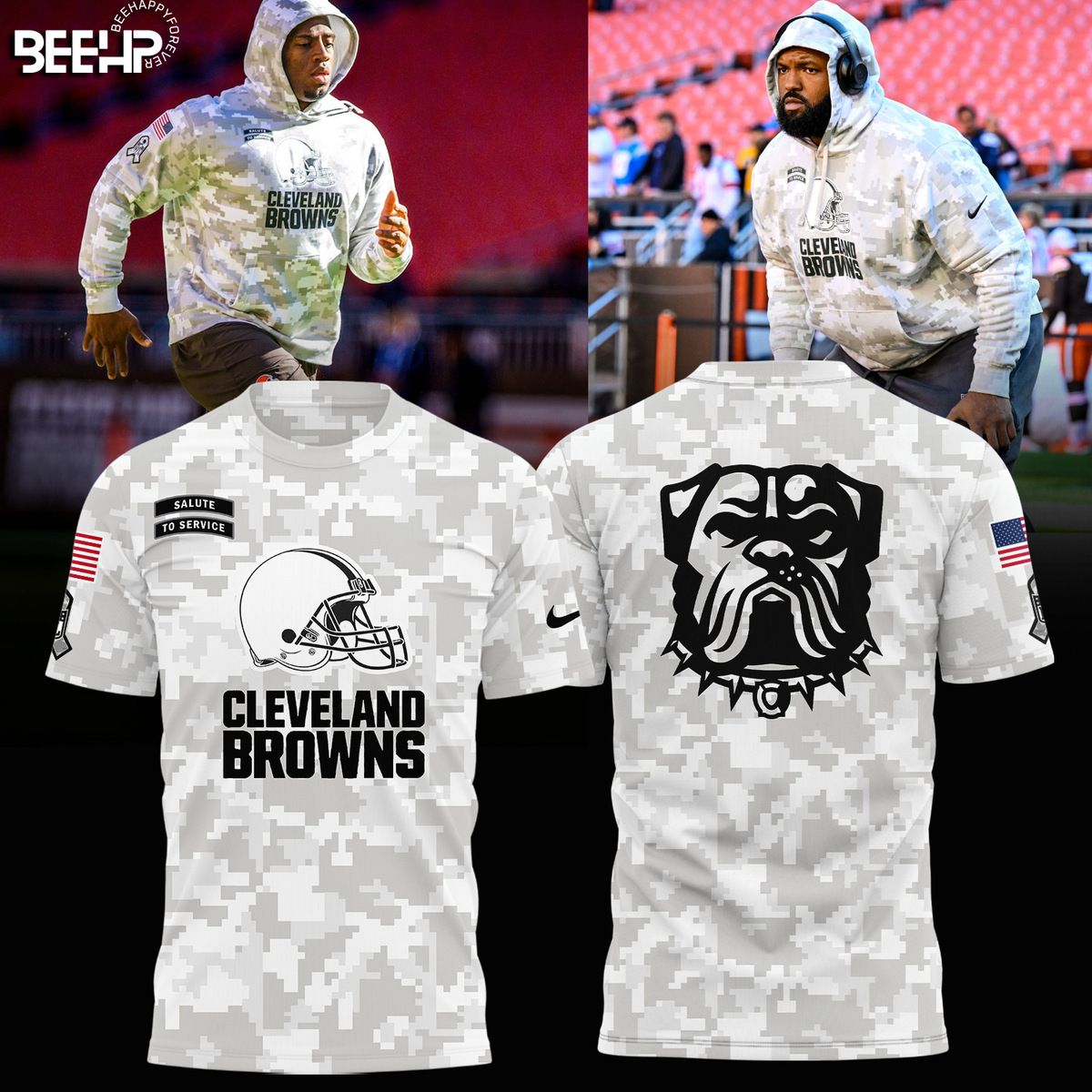 Cleveland Browns Camo Salute to Service Combo