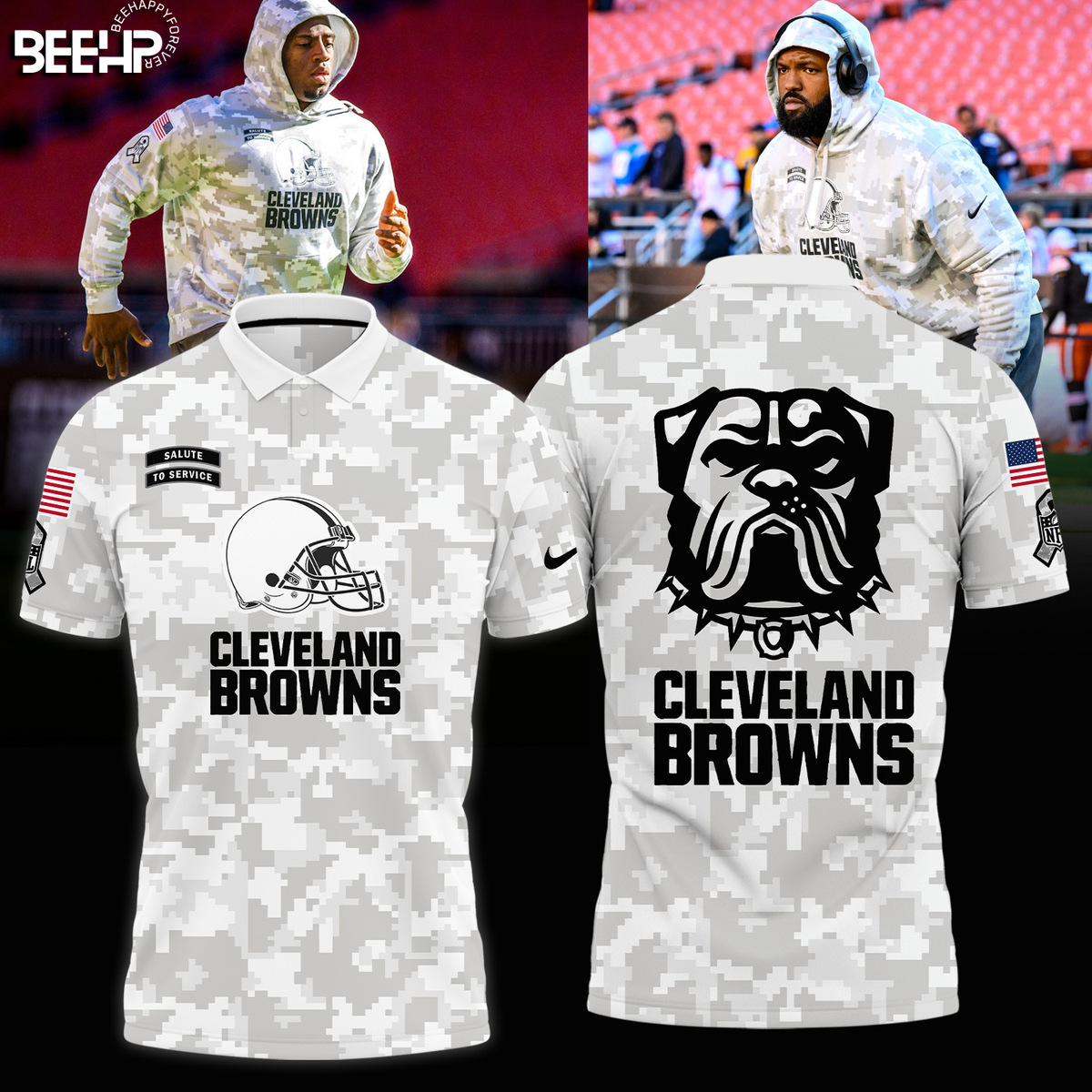 Cleveland Browns Camo Salute to Service Combo