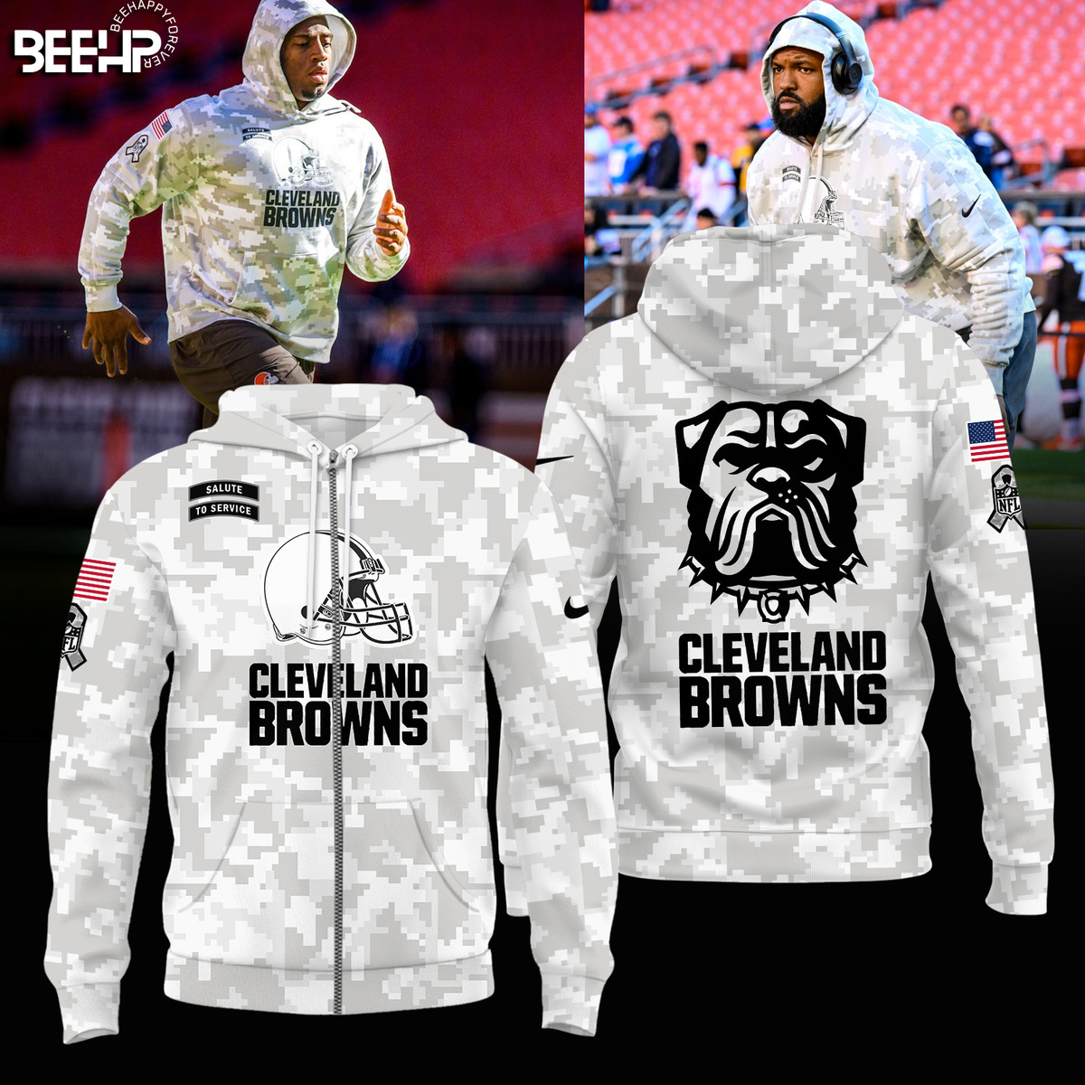 Cleveland Browns Camo Salute to Service Jogger