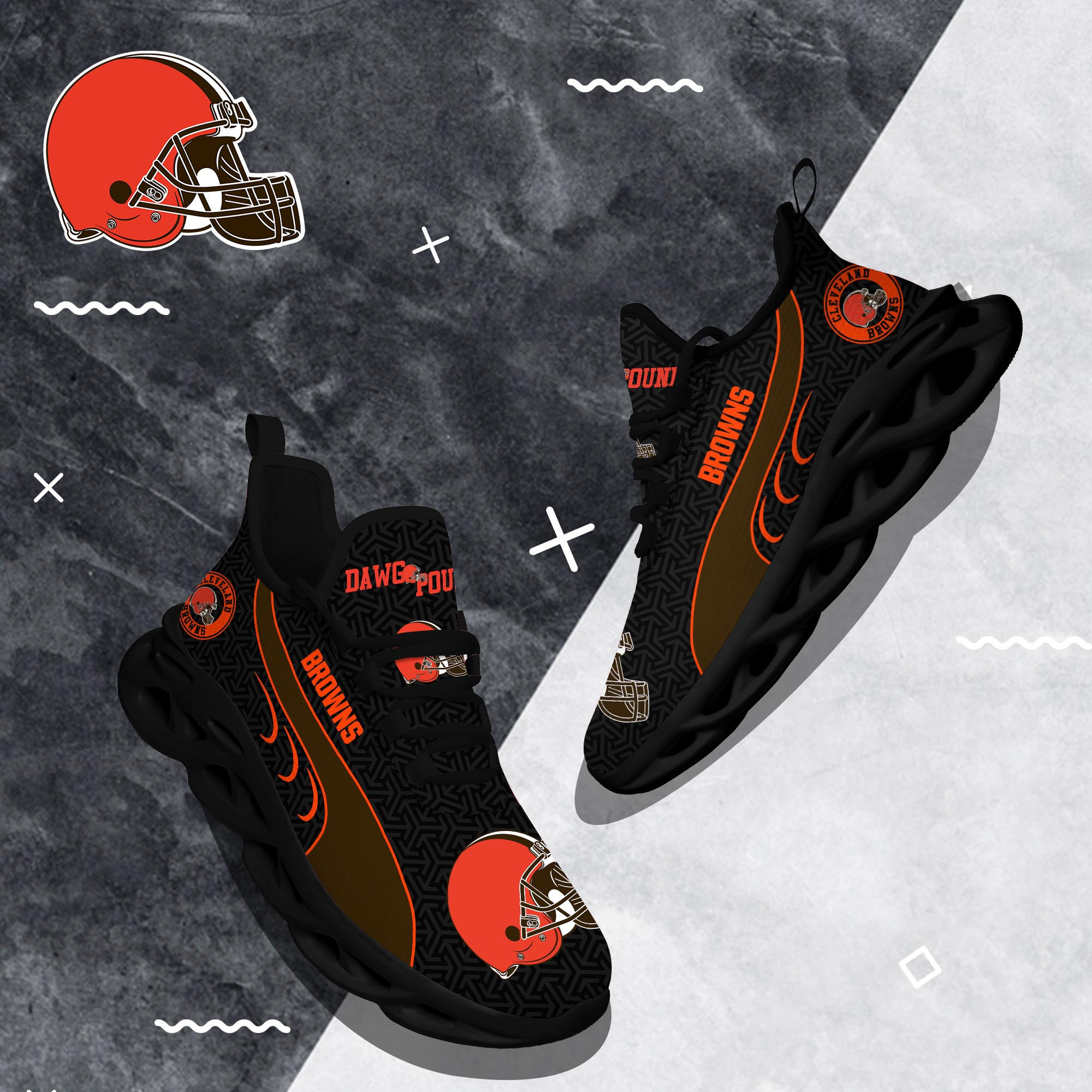 Cleveland Browns Clunky Shoes T-42107