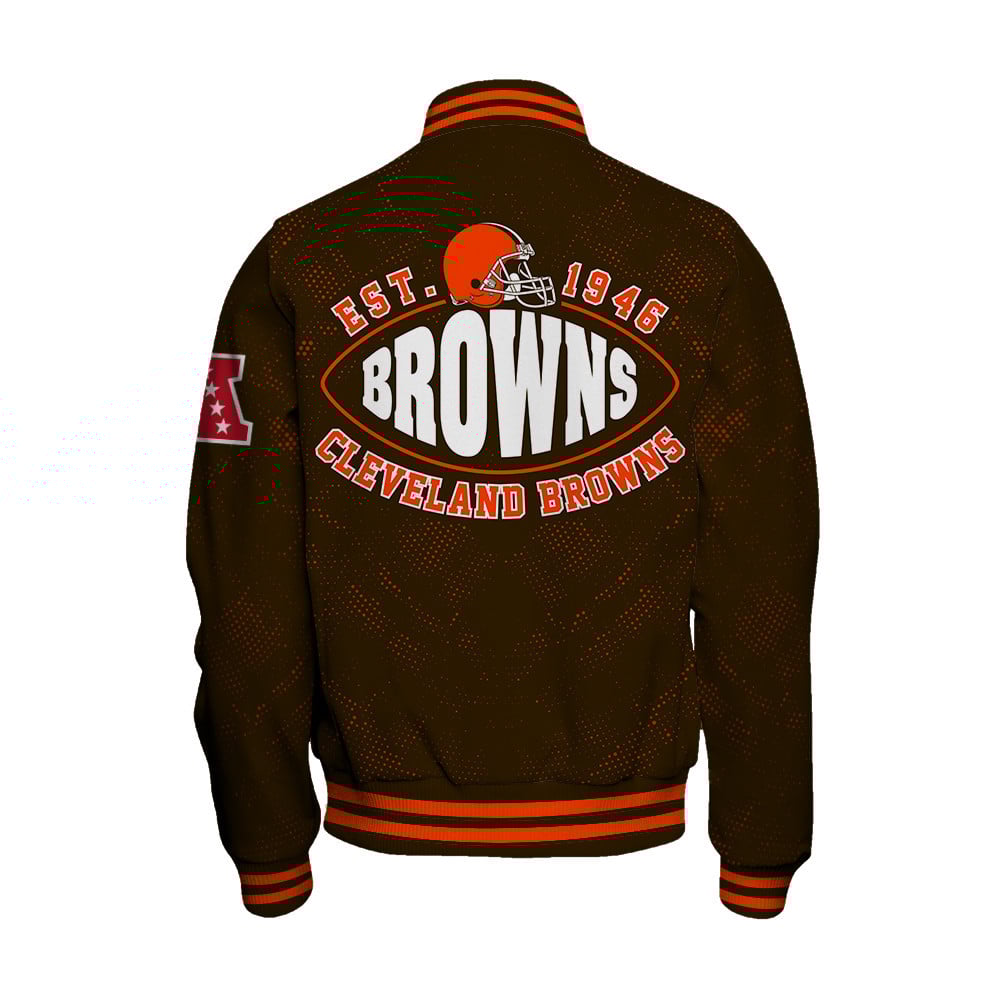 Cleveland Browns - Continue Writing The Dream Unisex Varsity Jacket