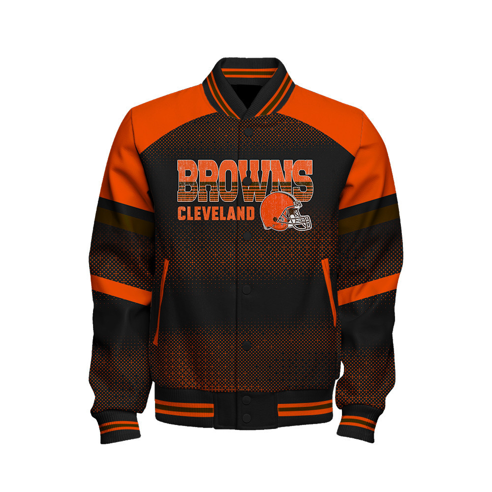 Cleveland Browns - Fearless Warrior Unisex Varsity Jacket