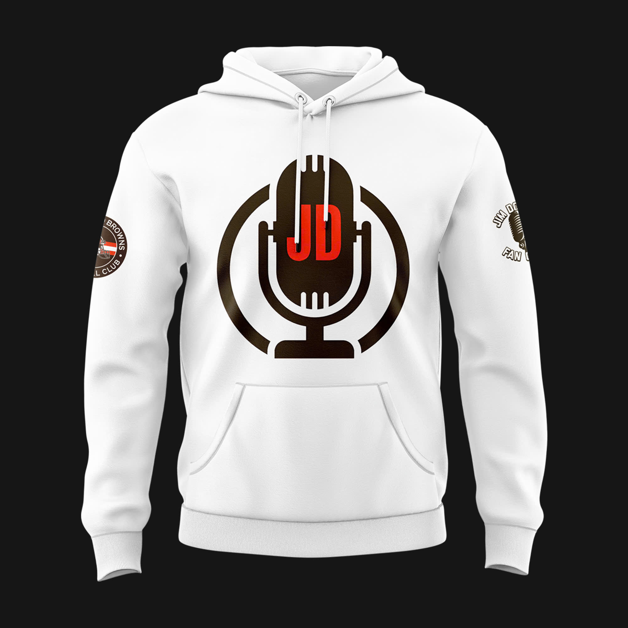 Cleveland Browns Jim Donovan Voice Special Honoring Hoodie