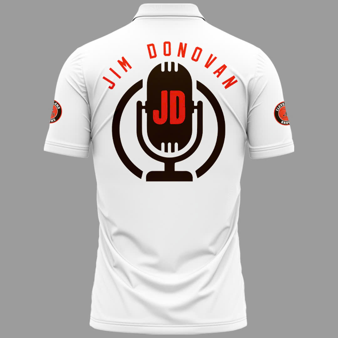 Cleveland Browns Jim Donovan Voice Special Polo