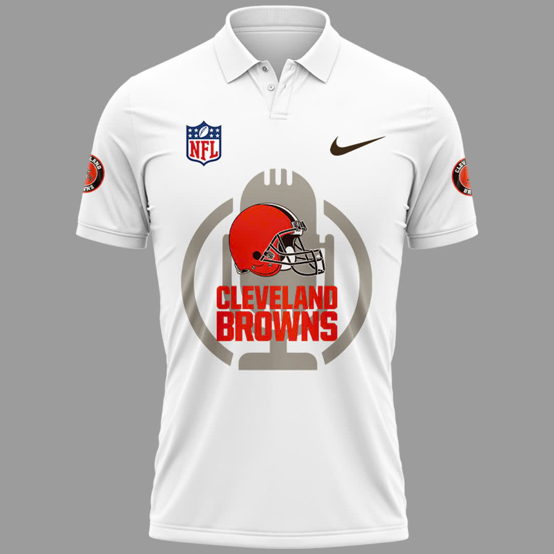Cleveland Browns Jim Donovan Voice Special Polo
