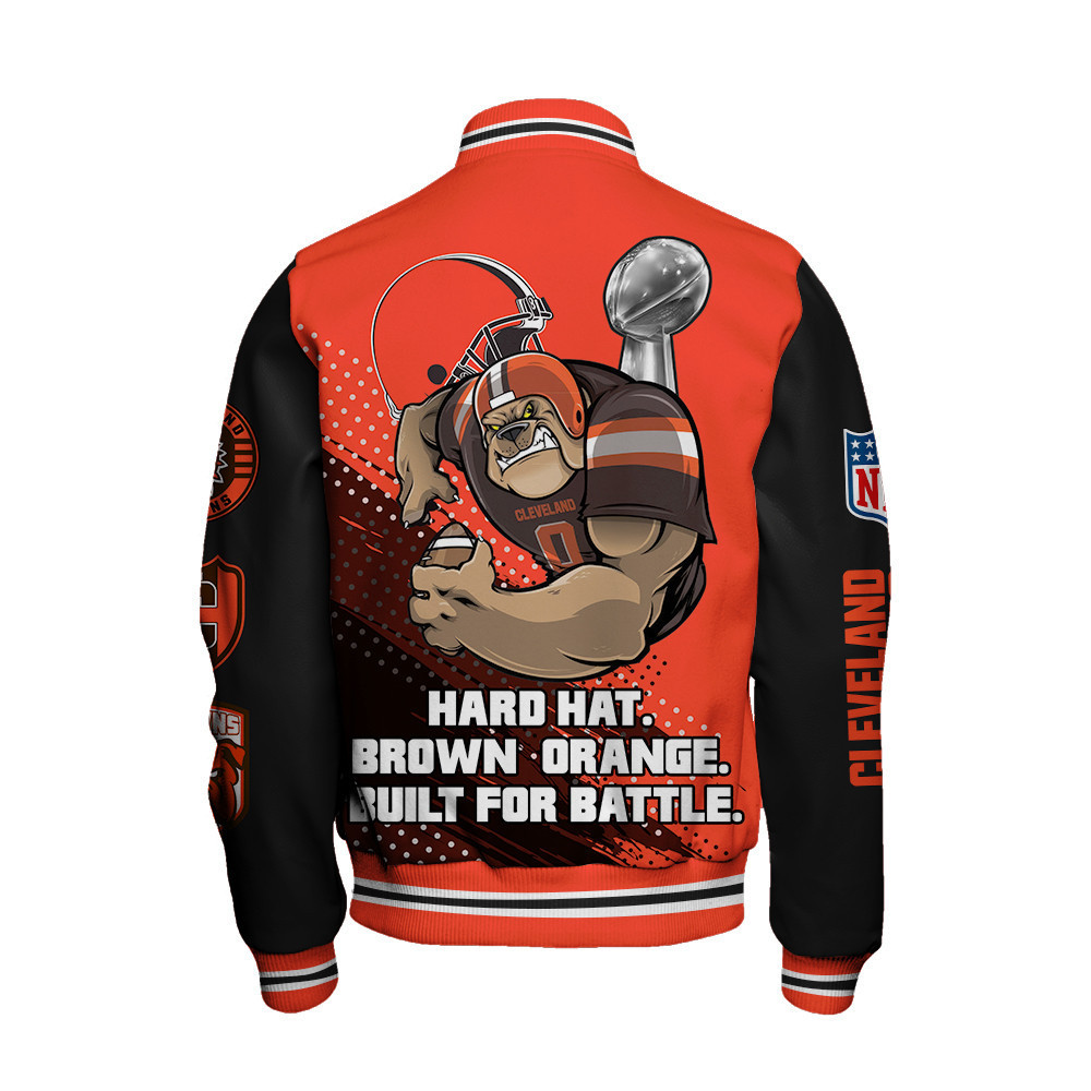 Cleveland Browns National Football League Varsity Jacket STM V3