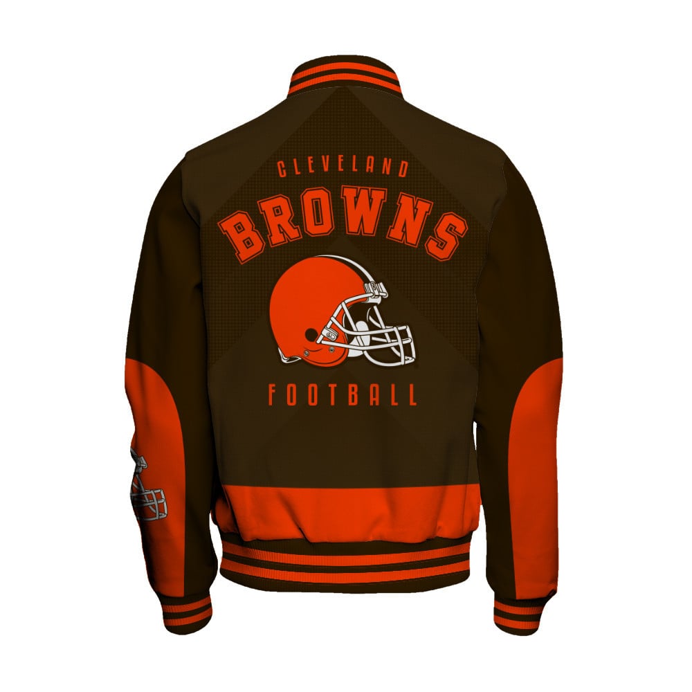 Cleveland Browns - Stay Ahead Of The Trend Unisex Varsity Jacket