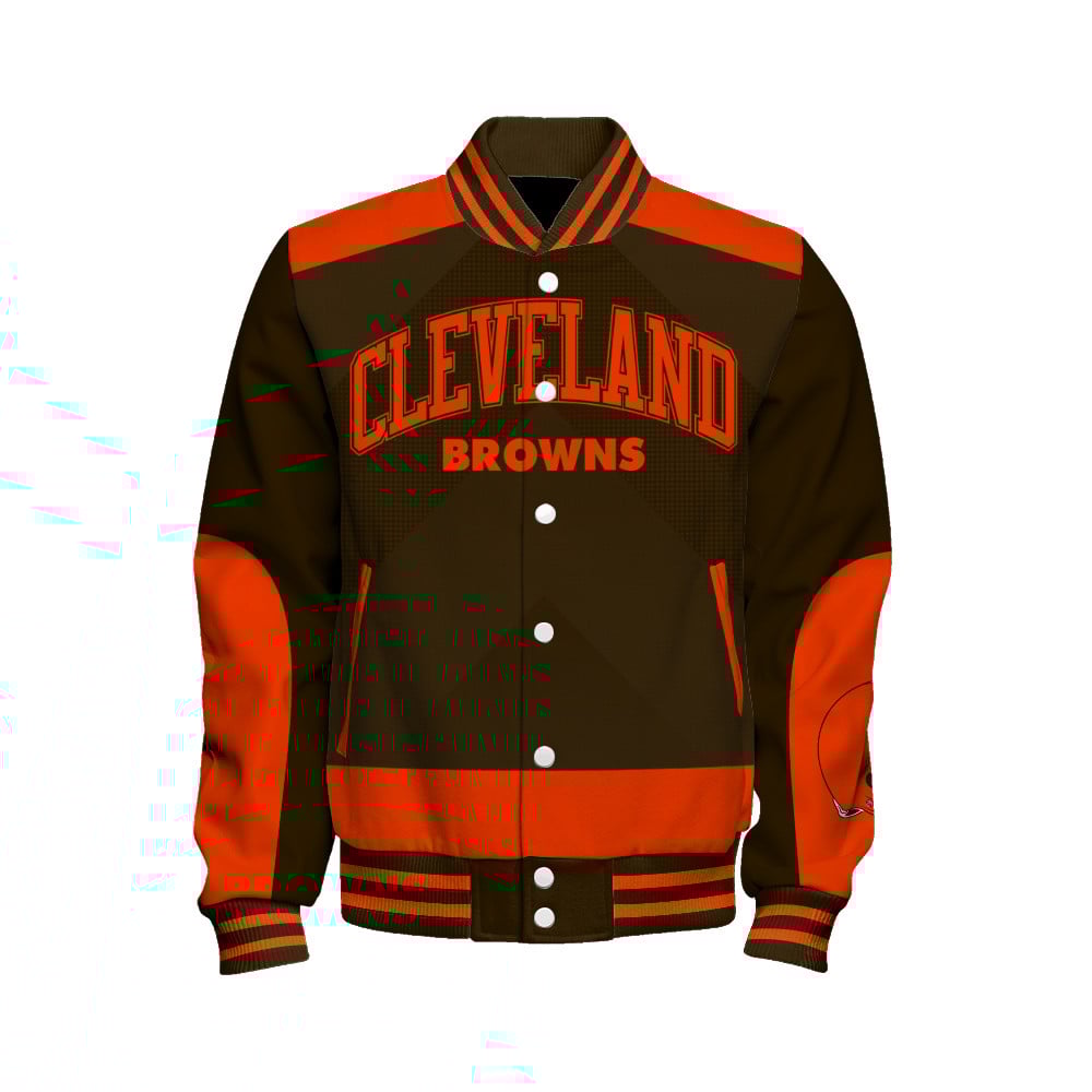 Cleveland Browns - Stay Ahead Of The Trend Unisex Varsity Jacket