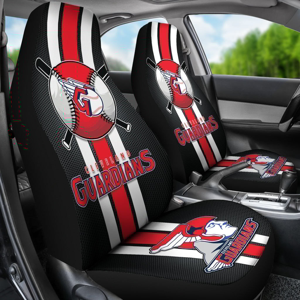 Cleveland Guardians Car Seat Covers MBL Baseball Ph220914-08