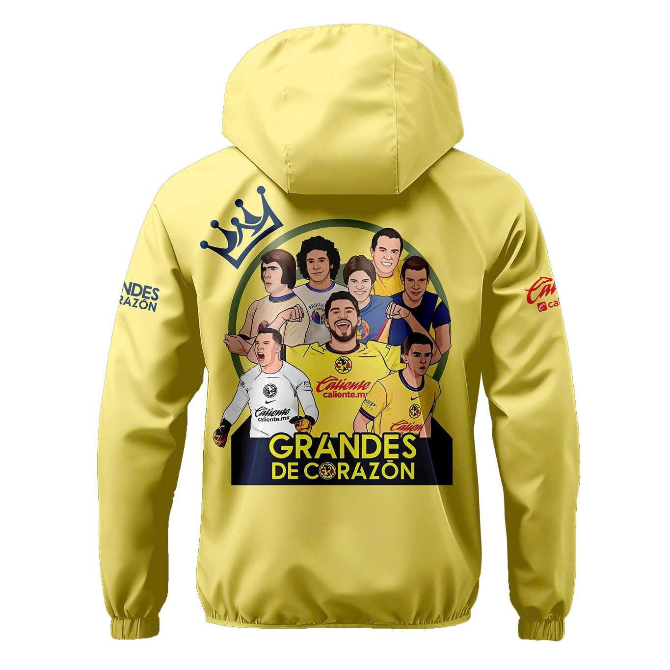 Club América Liga MX Champions Hoodie Pullover Wind Jacket