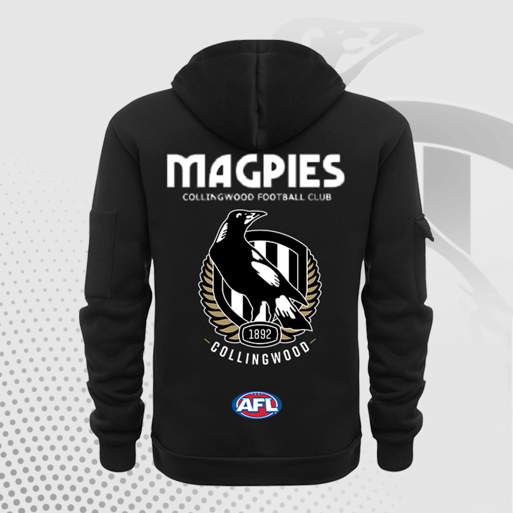 Collingwood Football Club 2D New Hoodie