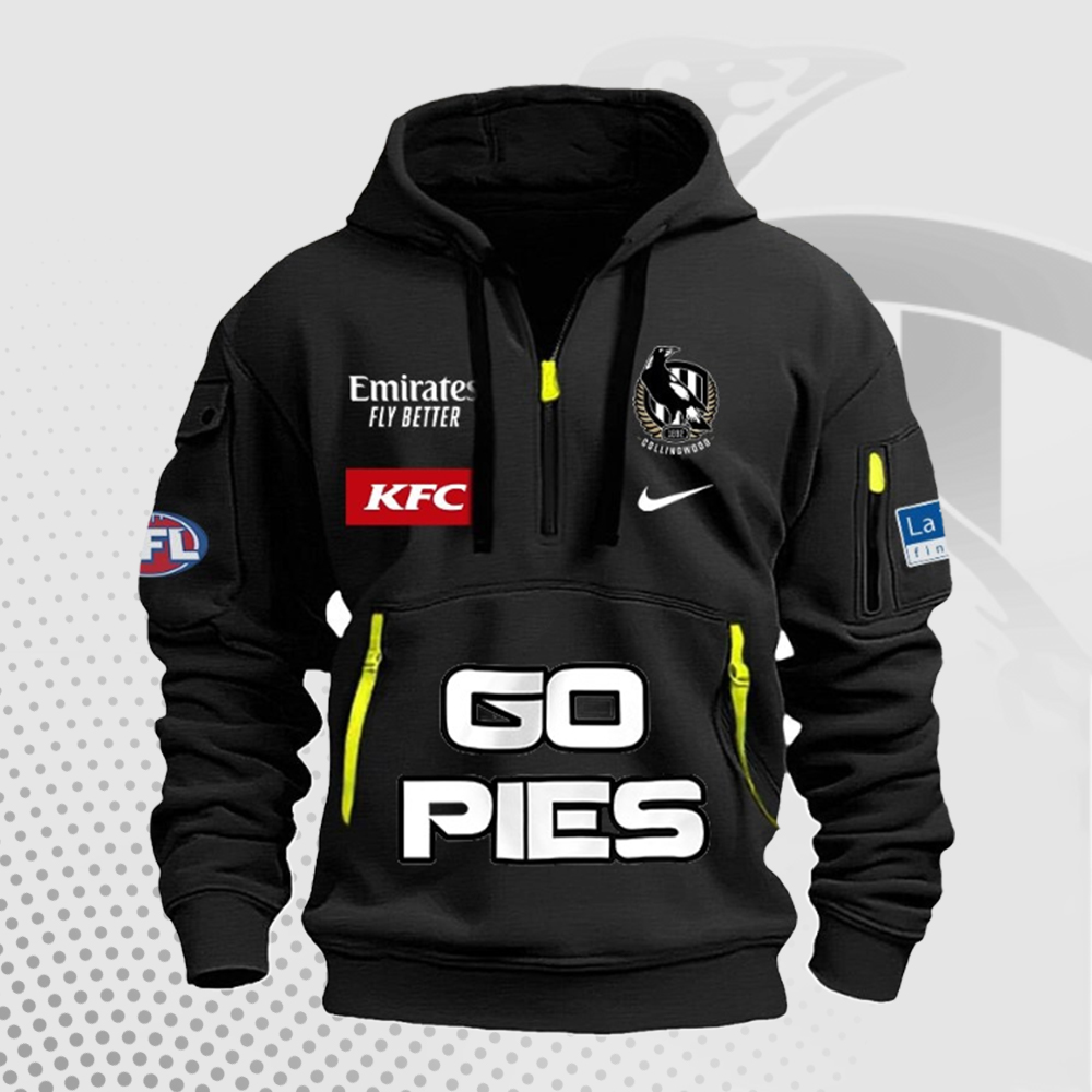 Collingwood Football Club 2D New Hoodie