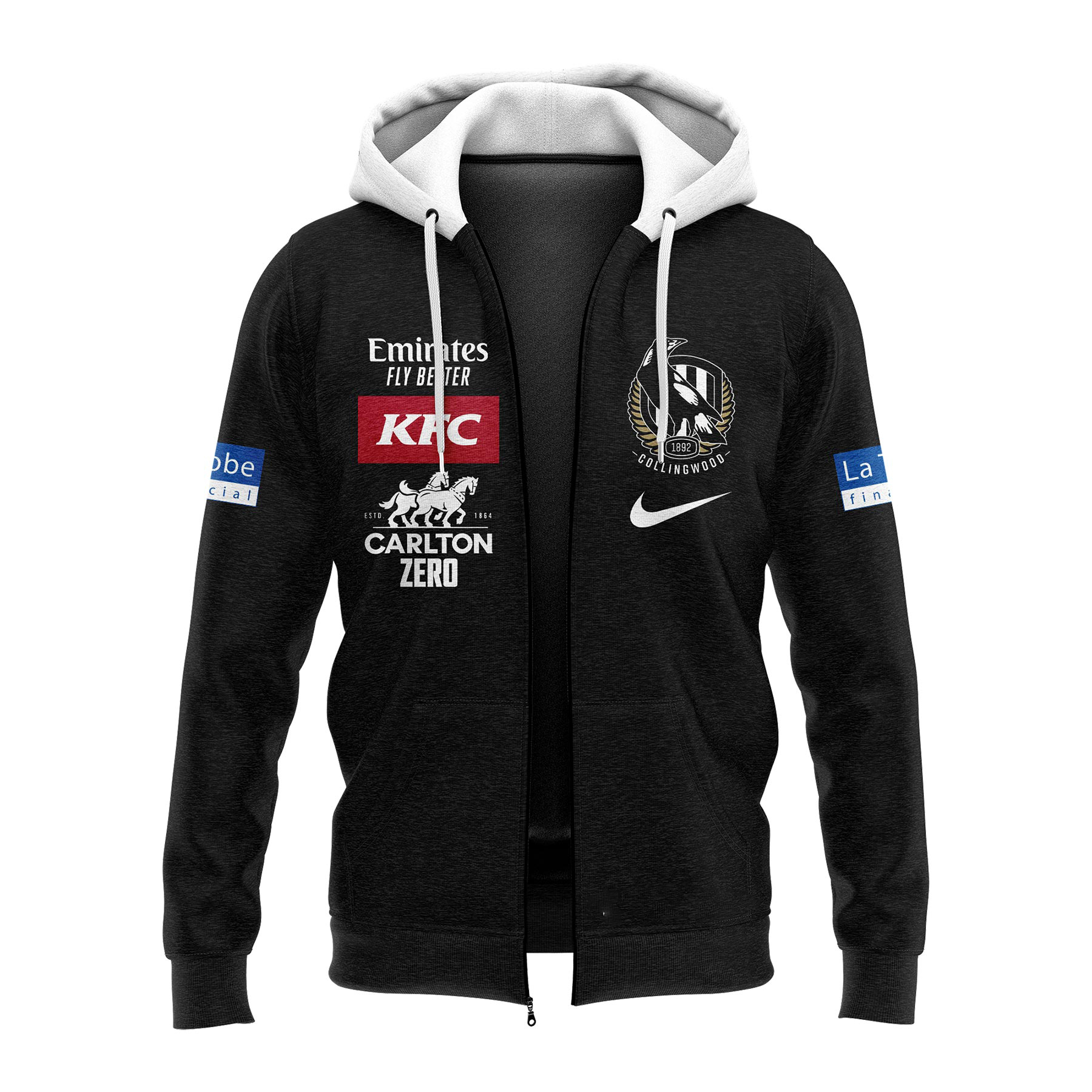 Collingwood Magpies Zip Hoodie Limited