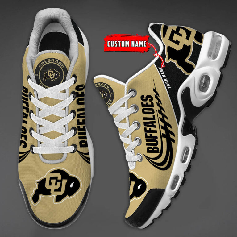 Colorado Buffaloes Custom Name TN Shoes DS001