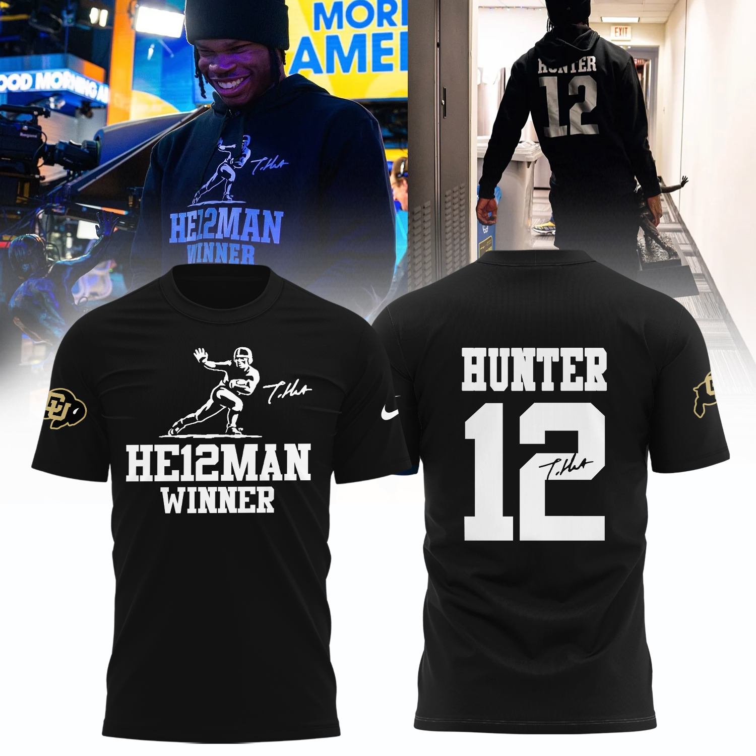Colorado Buffaloes Limted Edition Heisman Travis Hunter†Shirt