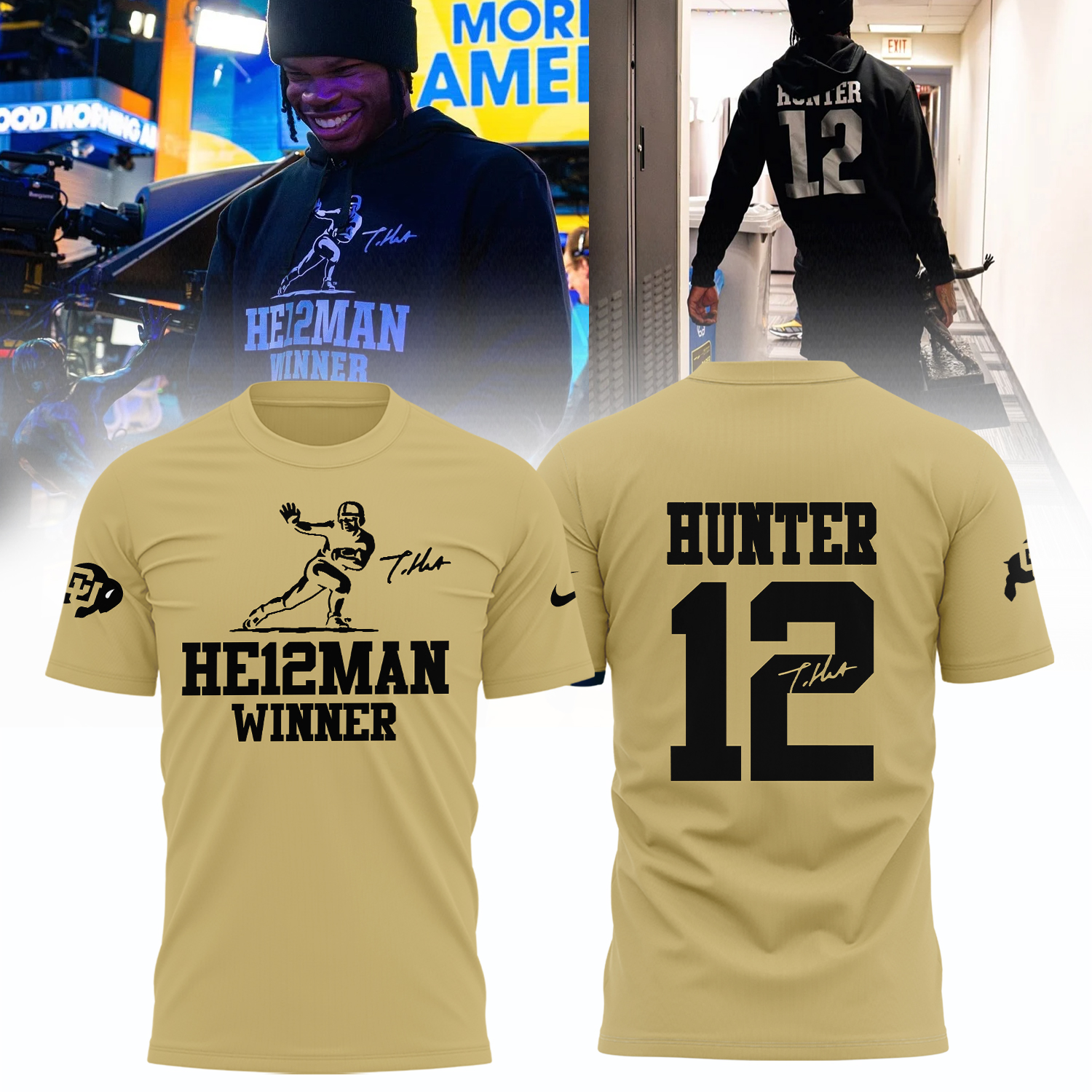 Colorado Buffaloes Limted Edition Heisman Travis Hunter†Shirt