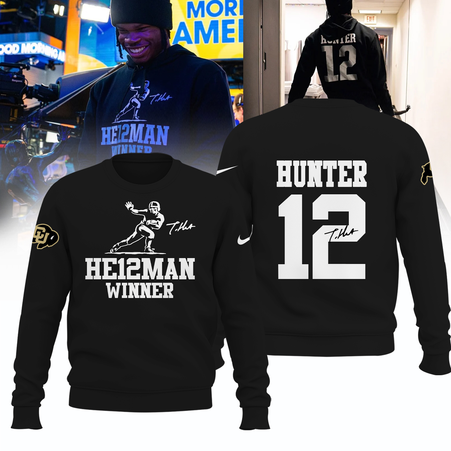 Colorado Buffaloes Limted Edition Heisman Travis Hunter†Shirt