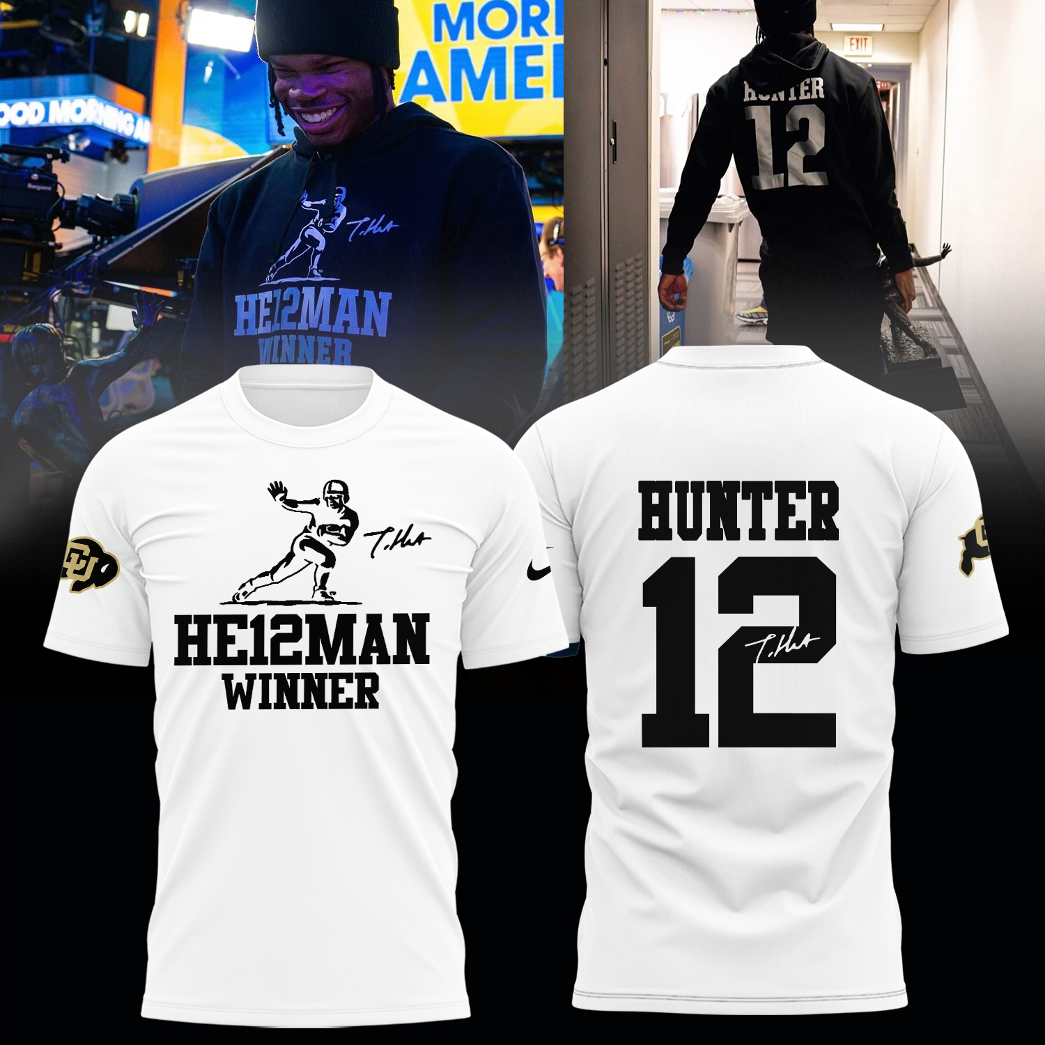 Colorado Buffaloes Limted Edition Heisman Travis Hunter†Shirt