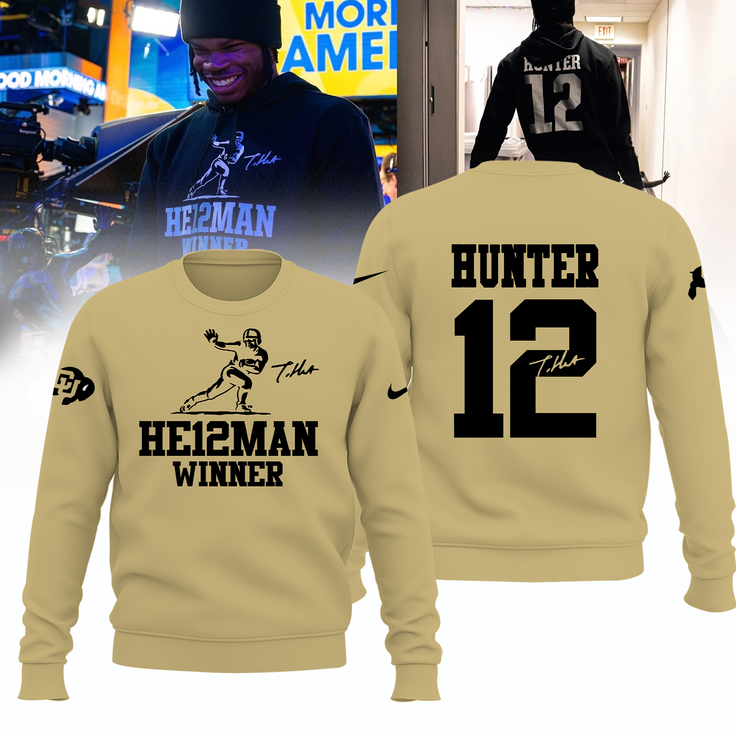 Colorado Buffaloes Limted Edition Heisman Travis Hunter†Shirt