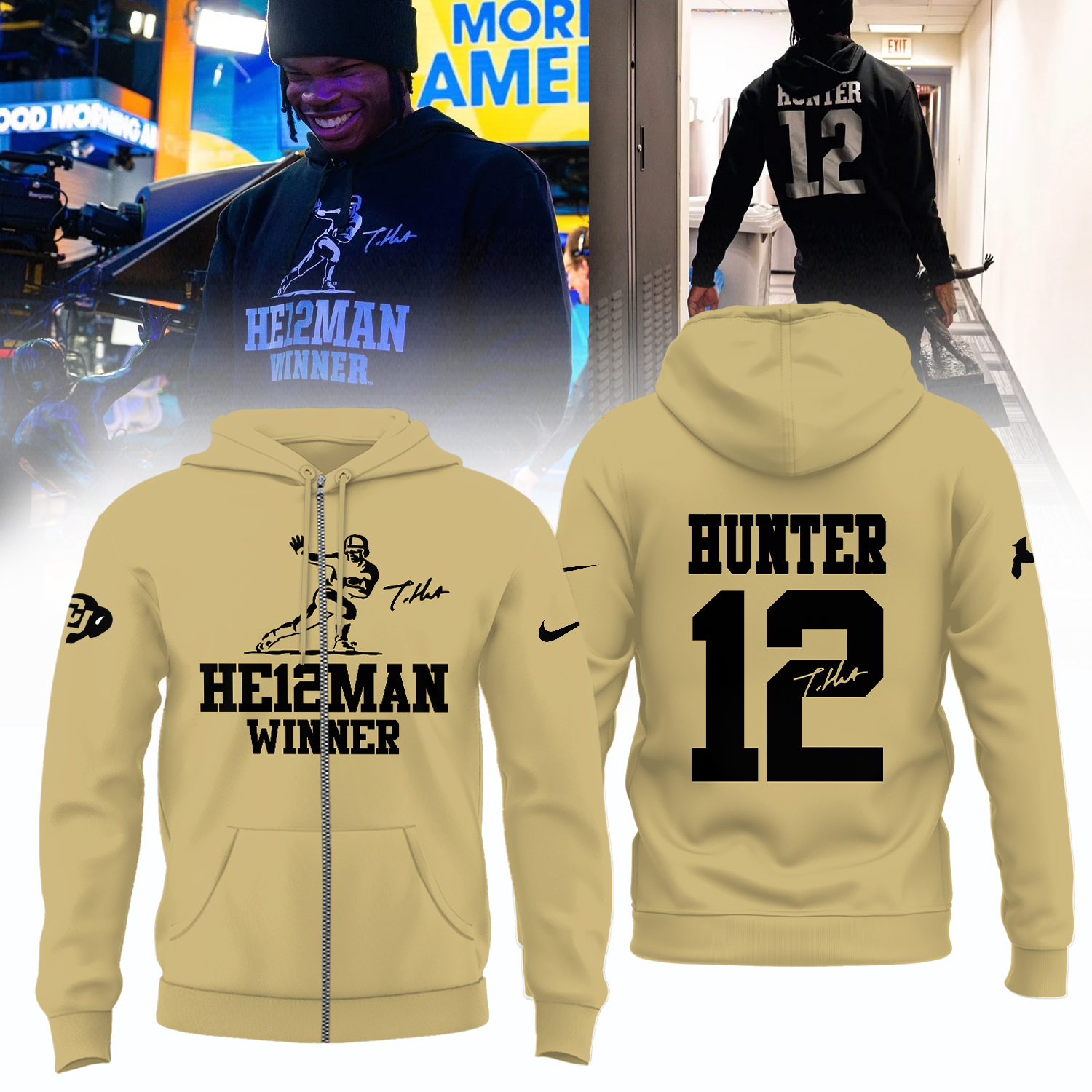 Colorado Buffaloes Limted Edition Heisman Travis Hunter†Shirt
