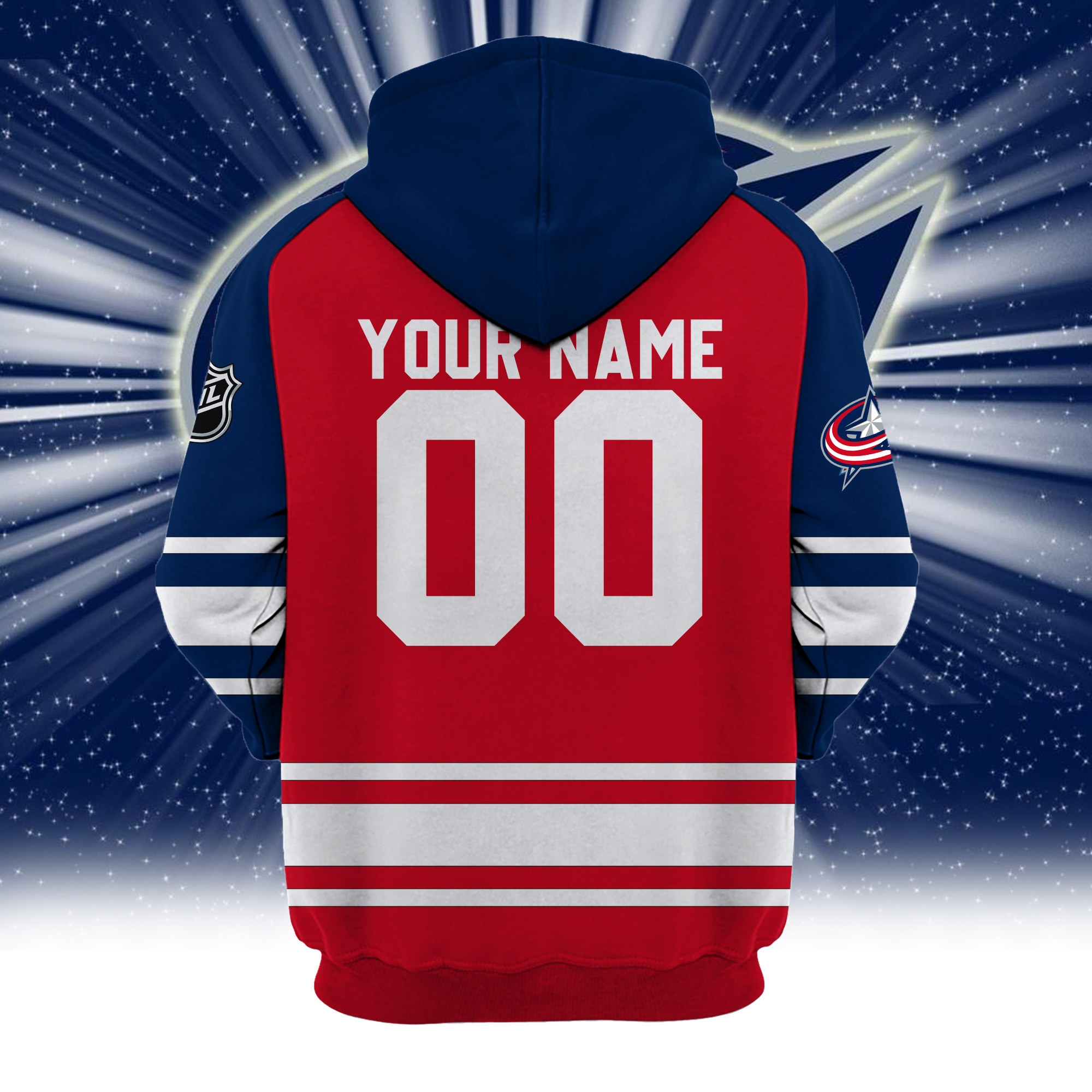 Columbus Blue Jackets Set 3D Full Printing