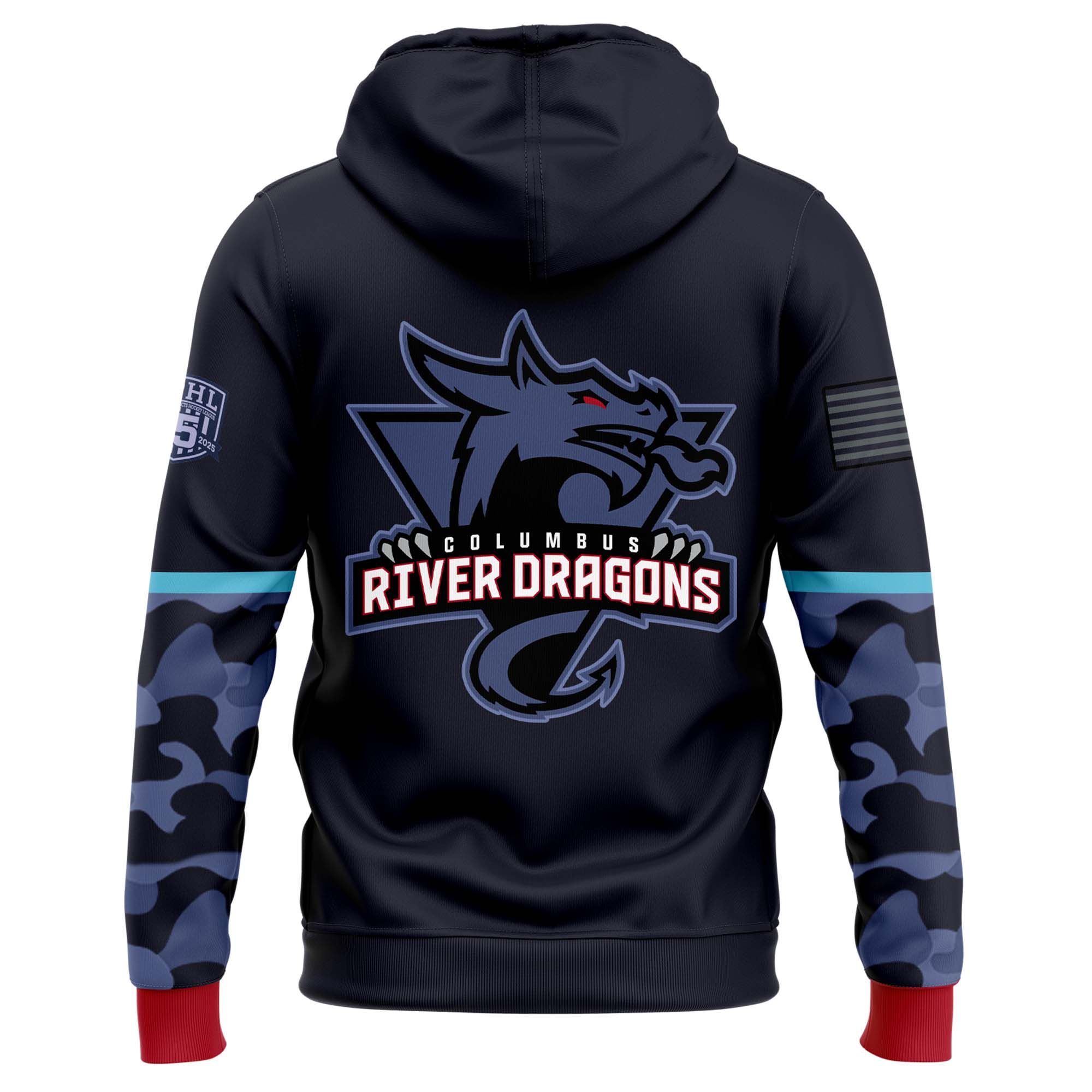 Columbus River Dragons x Military Night Hoodie