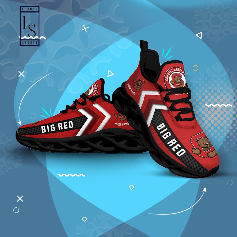 Cornell Big Red Personalized Max Soul Shoes