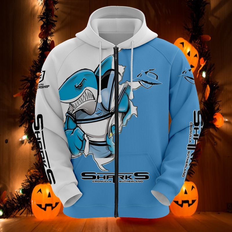 Cronulla Sharks Printing T-Shirt, Polo, Hoodie, Zip, Bomber 2374