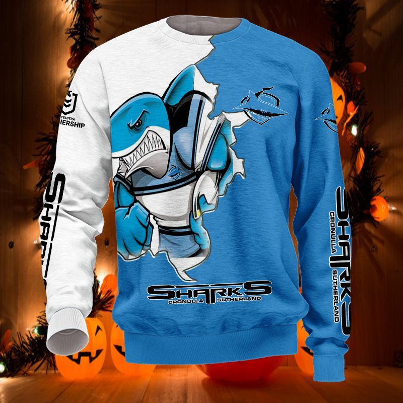Cronulla Sharks Printing T-Shirt, Polo, Hoodie, Zip, Bomber 2374