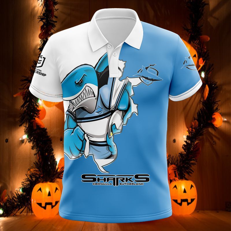 Cronulla Sharks Printing T-Shirt, Polo, Hoodie, Zip, Bomber 2374