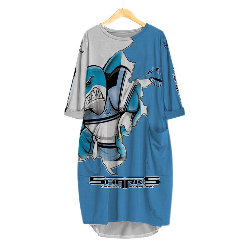 Cronulla Sharks Printing T-Shirt, Polo, Hoodie, Zip, Bomber 2374