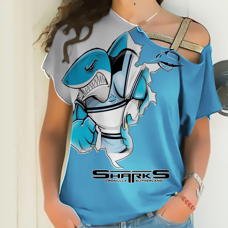 Cronulla Sharks Printing T-Shirt, Polo, Hoodie, Zip, Bomber 2374